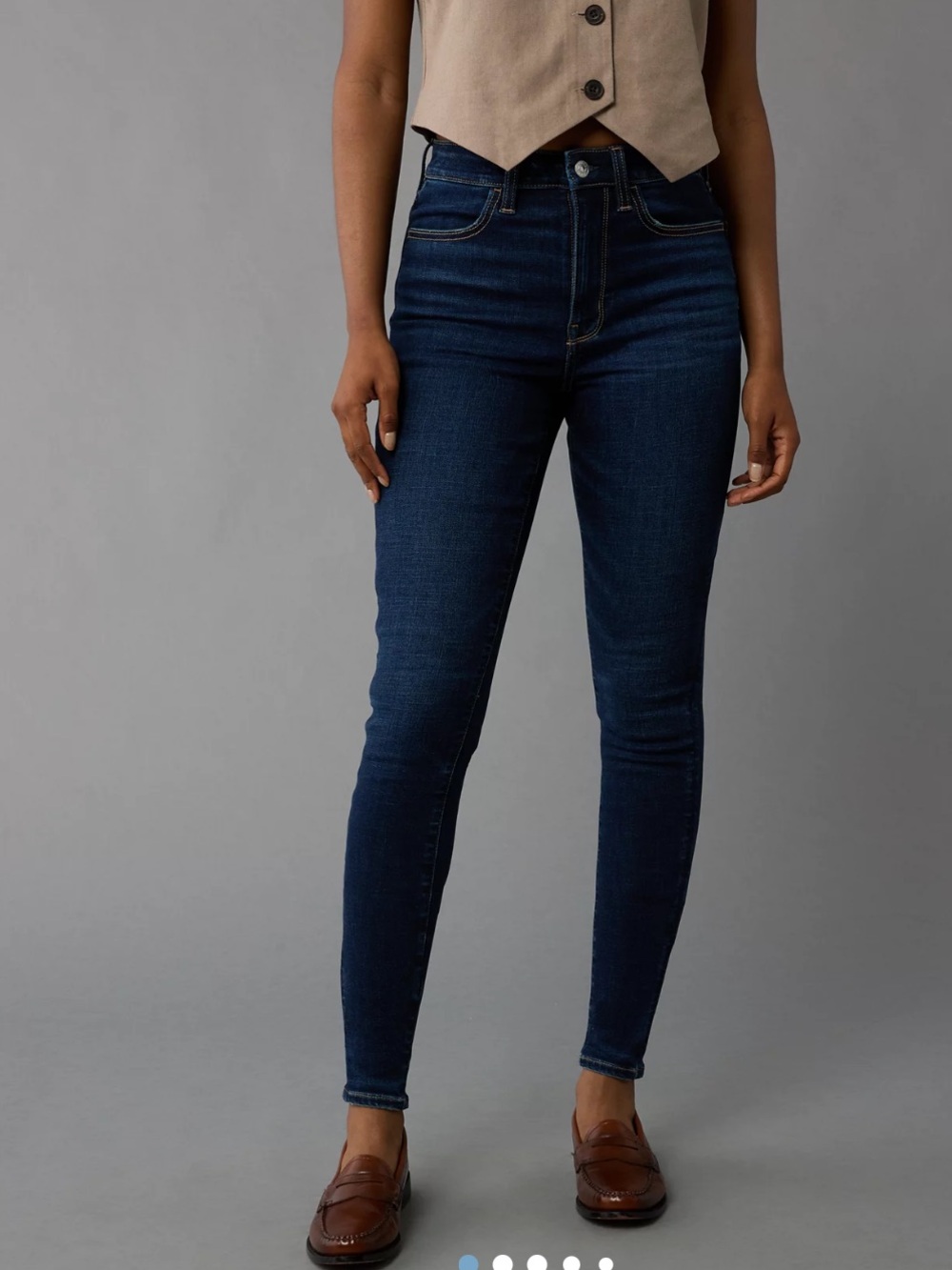 American Eagle Outfitters Dark Blue Denim Jeans